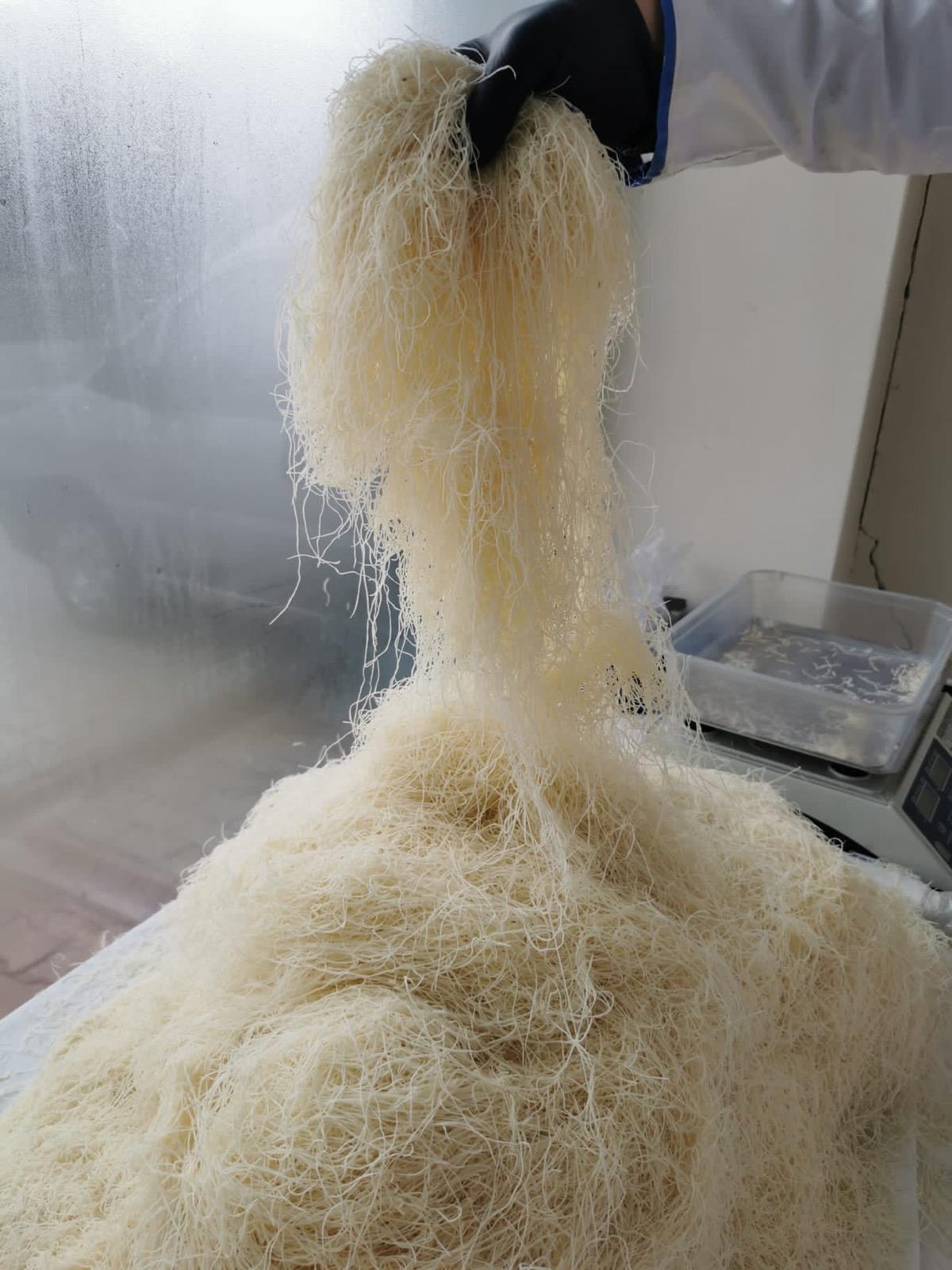 Altunbaşak Kadayıf tarafından Malatya’daki modern üretim tesislerinde tam otomatik makinelerle üretilen, tel tel yapısı ve tazeliğiyle öne çıkan çiğ kadayıf çeşitleri. 45 yıllık tecrübe ile üretilen bu çiğ kadayıf; baklava, şöbiyet, havuç dilim, fıstıklı ve cevizli tatlılar için uygundur. Altunbaşak, Malatya merkezli köklü bir kadayıf üreticisi olarak Türkiye geneline toptan çiğ kadayıf ve tatlı ürünleri satışı yapmaktadır.